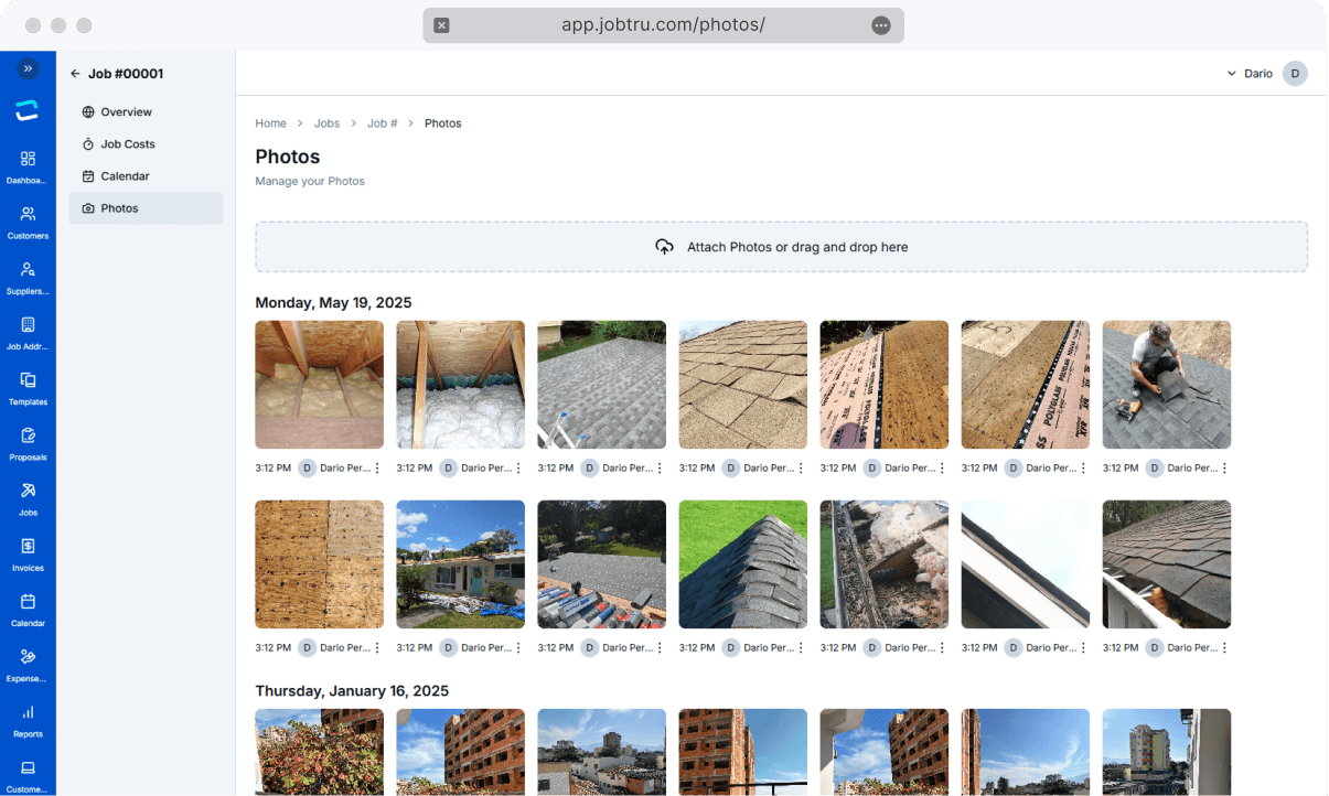 Jobtru, custom construction management software built by Conciat